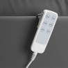 Camilla Estetica Electrica 3 Motores Bliss Gris Base Blanca