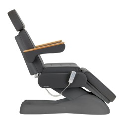 Camilla Estetica Electrica 3 Motores Bliss Gris Base Gris