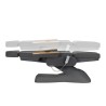 Camilla Estetica Electrica 3 Motores Bliss Gris Base Gris
