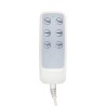 Camilla Estetica Electrica 3 Motores Bliss Gris Base Gris