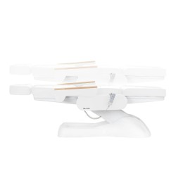 Camilla Estetica Electrica 3 Motores Bliss Blanca Base Blanca