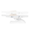 Camilla Estetica Electrica 3 Motores Bliss Blanca Base Blanca