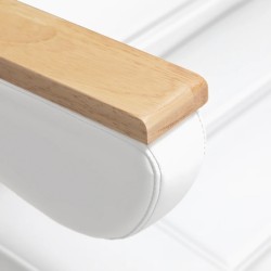 Camilla Estetica Electrica 3 Motores Bliss Blanca Base Blanca
