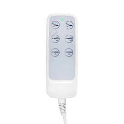 Camilla Estetica Electrica 3 Motores Bliss Blanca Base Blanca