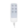 Camilla Estetica Electrica 3 Motores Bliss Blanca Base Blanca