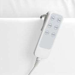 Camilla Estetica Electrica 3 Motores Bliss Blanca Base Blanca
