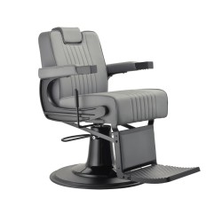 Cadeira de barbeiro FADE cinza