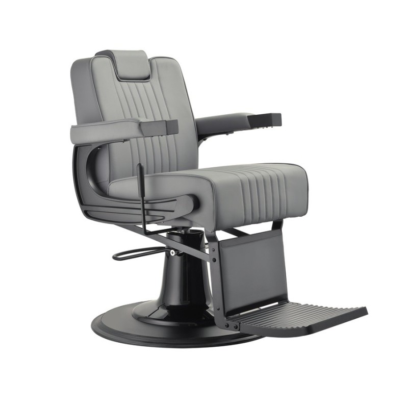 Cadeira de barbeiro FADE cinza