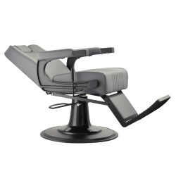 Cadeira de barbeiro FADE cinza