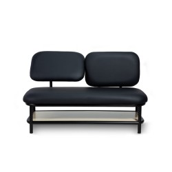 Sofa Espera Peluqueria Porto Negro