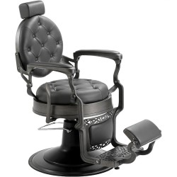 Cadeira de barbeiro Majestic Brush Cinzento