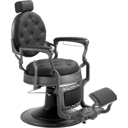 Cadeira de barbeiro Majestic Brush Preto