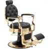 Cadeira de barbeiro Majestic Gold Preta