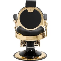 Cadeira de barbeiro Majestic Gold Preta