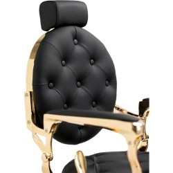 Cadeira de barbeiro Majestic Gold Preta