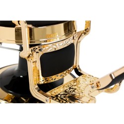 Cadeira de barbeiro Majestic Gold Preta