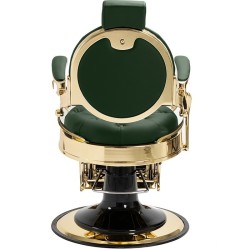Cadeira de barbeiro Majestic Gold Verde