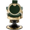 Cadeira de barbeiro Majestic Gold Verde