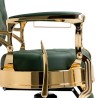 Cadeira de barbeiro Majestic Gold Verde
