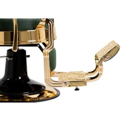 Cadeira de barbeiro Majestic Gold Verde