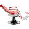 Cadeira Barbeiro Majestic Silver Vermelho