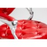 Cadeira Barbeiro Majestic Silver Vermelho