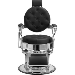 Cadeira de barbeiro Majestic Silver Preto