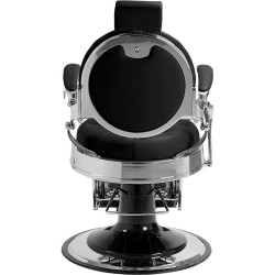 Cadeira de barbeiro Majestic Silver Preto