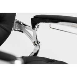 Cadeira de barbeiro Majestic Silver Preto