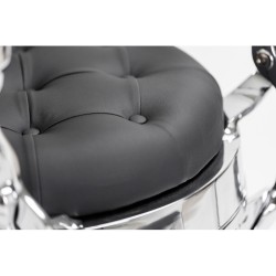 Cadeira de barbeiro Majestic Silver Preto