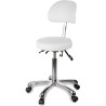 Taburete con Respaldo Zin Blanco