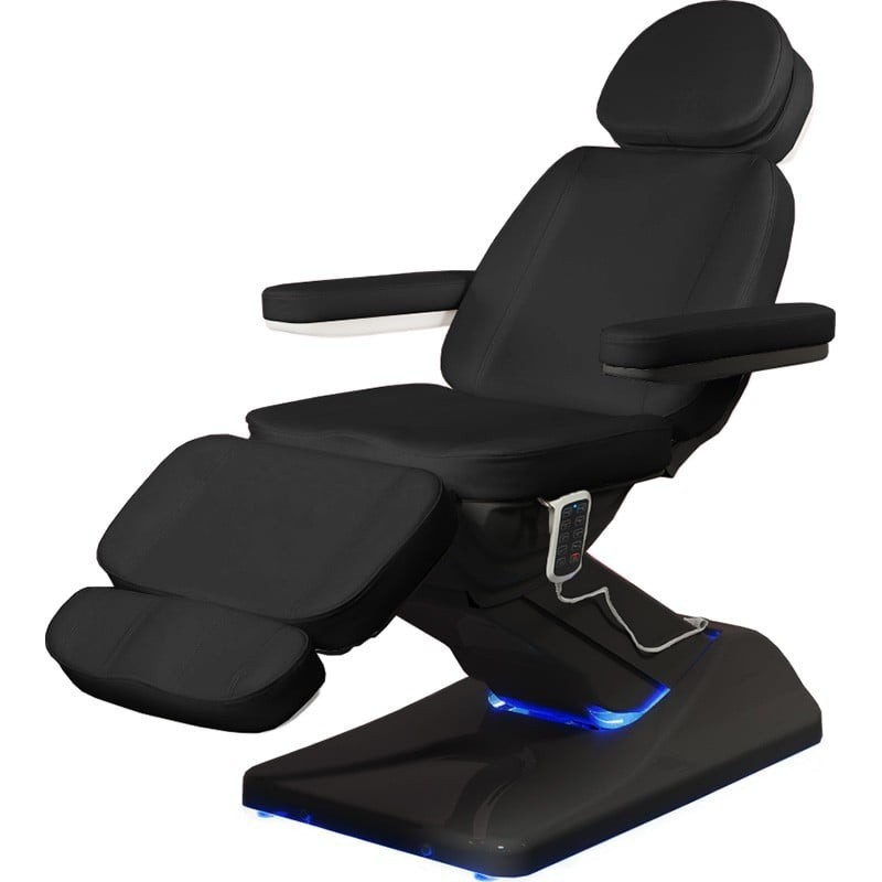 Camilla Estetica Electrica 4 Motores Oasis Weelko Negra Con Calefaccio