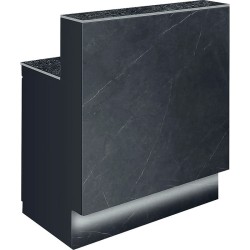 Balcão cabeleireiro QSTONE Preta