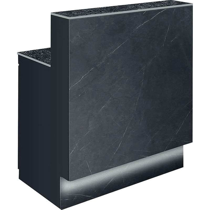 Balcão cabeleireiro QSTONE Preta