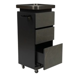 Carrinho de Cabeleireiro QSTONE Preto