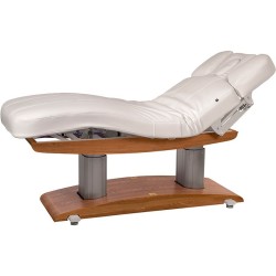 Camilla Masaje Spa de Madera 4 Motores Troch Base Clara con Calefaccio