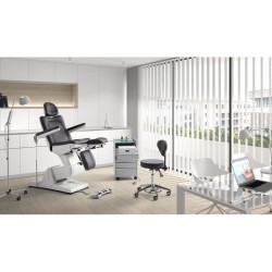 Cadeira de Podologia Sadira Cinzento 3 Motores