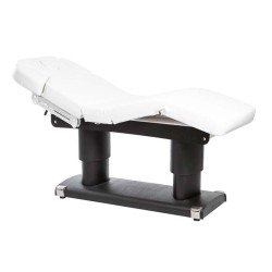 Camilla Electrica Spa Qaus Blanca con Calefaccion ( Base negra )