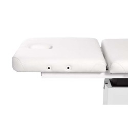 Camilla Estetica Eléctrica Rukba Blanca Base Blanca