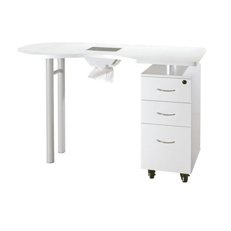 Mesa Manicura Was Blanca