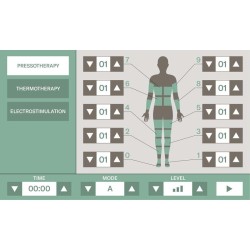 Equipamento de pressoterapia profissional Khona 3 em 1