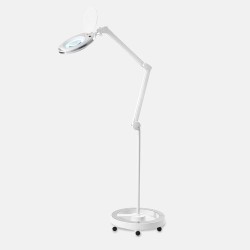 Lampara Lupa LED de Estetica con Pie 5 aumentos Gala