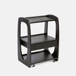 Carro Estetica Madera Tres Estantes Micro