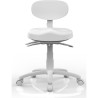 Taburete con Respaldo Sun Blanco