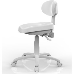 Taburete con Respaldo Sun Blanco