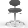 Taburete con Respaldo Sun Gris