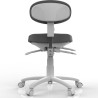 Taburete con Respaldo Sun Gris