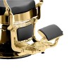 Cadeira de barbeiro MAE Gold Preto