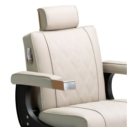 Cadeira de barbeiro Fold Cinza