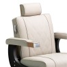 Cadeira de barbeiro Fold Cinza